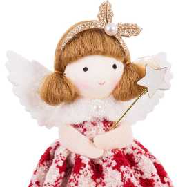 ÁNGEL SENTADO POLIESTER 7 X 5 X 17 CM