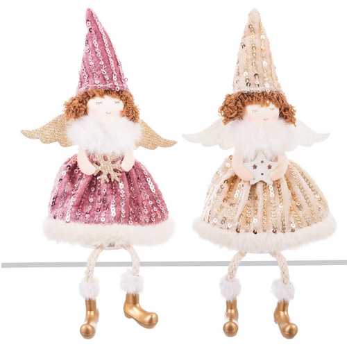 ÁNGEL SENTADO POLIESTER 2/M 10 X 6 X 24 CM