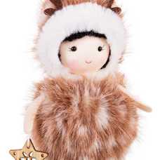 NIÑA DE PIE CIERVO POLIESTER 7 X 5 X 16 CM