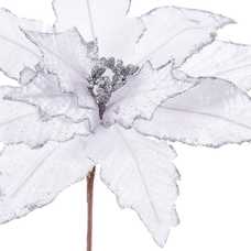 POINSETTIA TEJIDO BLANCO 29 X 54 CM