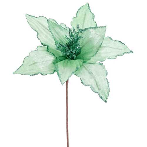 POINSETTIA TEJIDO VERDE 30 X 55 CM