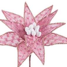 POINSETTIA ROSA 33 X 33 X 40 CM