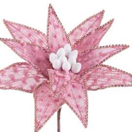 POINSETTIA ROSA 33 X 33 X 40 CM