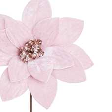 POINSETTIA POLIESTER ROSA 30 X 30 X 40 CM