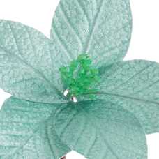 POINSETTIA POLIESTER ESMERALDA 25 X 25 X 29 CM