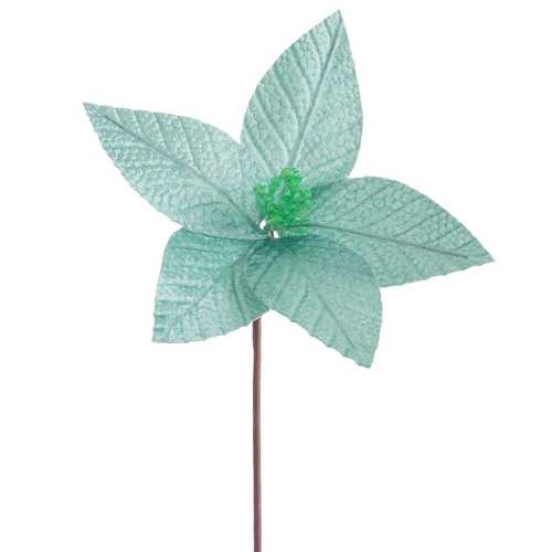 POINSETTIA POLIESTER ESMERALDA 25 X 25 X 29 CM