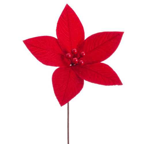 POINSETTIA POLIESTER ROJO 27 X 27 X 29 CM
