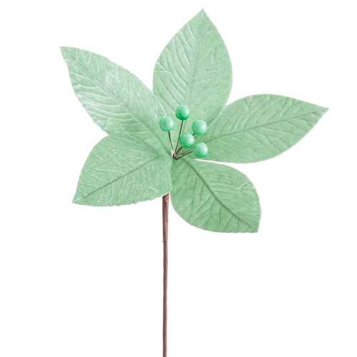 POINSETTIA POLIESTER TIFFANY 27 X 27 X 29 CM