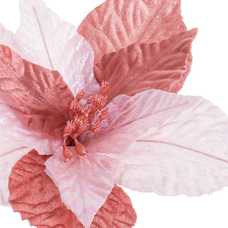 POINSETTIA 2 COLORES POLIESTER ROSA 30 X 30 X 29 CM