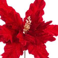 POINSETTIA POLIESTER ROJO 40 X 40 X 40 CM