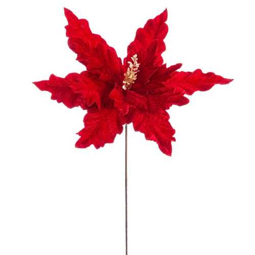 POINSETTIA POLIESTER ROJO 40 X 40 X 40 CM