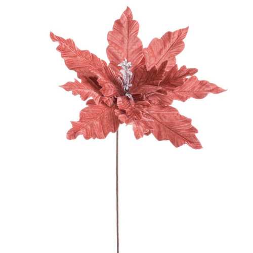 POINSETTIA POLIESTER ROSA VIEJO 40 X 40 X 40 CM