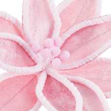 POINSETTIA POLIESTER ROSA 33 X 33 X 50 CM