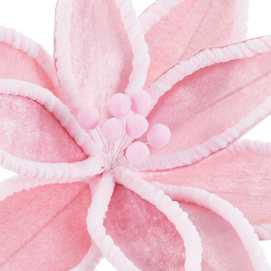 POINSETTIA POLIESTER ROSA 33 X 33 X 50 CM