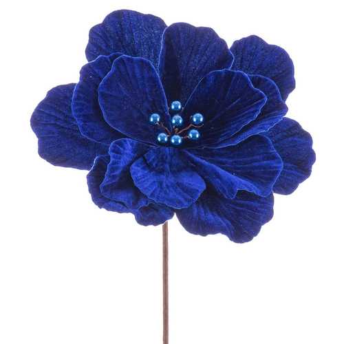 MAGNOLIA POLIESTER AZUL ROYAL 24 X 24 X 50 CM