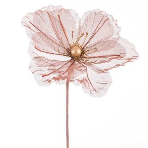 MAGNOLIA POLIESTER MARRÓN 27 X 27 X 50 CM