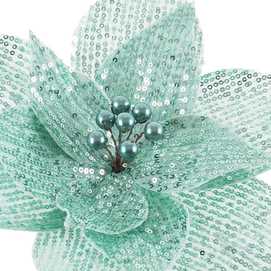 POINSETTIA POLIESTER VERDE CLARO 30 X 30 X 50 CM