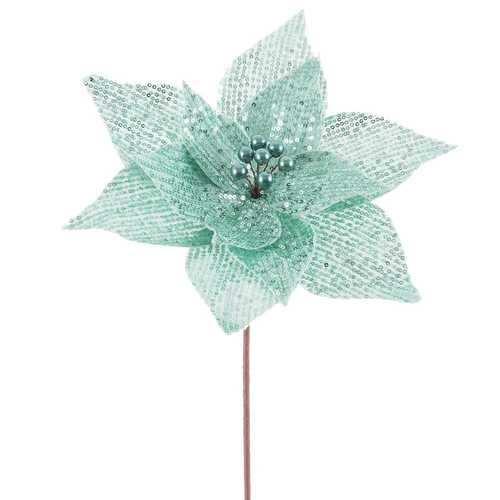 POINSETTIA POLIESTER VERDE CLARO 30 X 30 X 50 CM