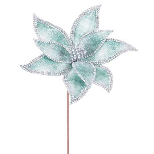 POINSETTIA POLIESTER VERDE CLARO 30 X 30 X 50 CM