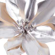 POINSETTIA POLIESTER ROSA 33 X 33 X 50 CM