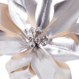 POINSETTIA POLIESTER ROSA 33 X 33 X 50 CM