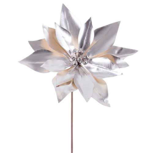 POINSETTIA POLIESTER ROSA 33 X 33 X 50 CM