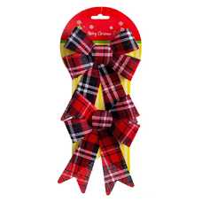 S/2 LAZO ESCOCÉS PVC 13 X 17 CM