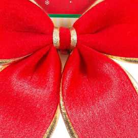 LAZO POLIESTER ROJO 20 X 25 CM