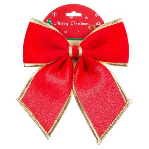 LAZO POLIESTER ROJO 20 X 25 CM