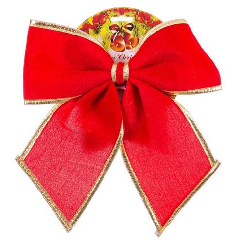 LAZO POLIESTER ROJO 27 X 30 CM