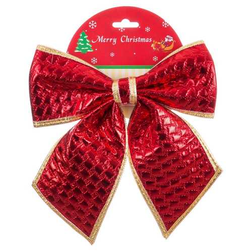 LAZO POLIESTER ROJO 20 X 25 CM