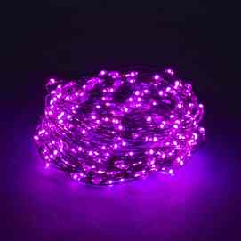 CADENA 100 MICROLED FUCSIA
