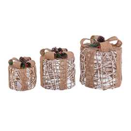 S/3 PAQUETE 70 LUCES 25 X 25 X 35 CM