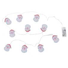 MICRO-LED 10 LUCES PAPA NOEL METAL MICRO-LED 10 LUCES PAPA NOEL METAL