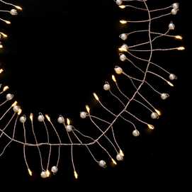 MICRO-LED 80 LUCES PERLAS PLÁSTICO 120 CM