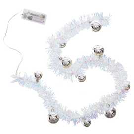 MICRO-LED 10 LUCES ESPUMILLÓN PLATA 90 CM