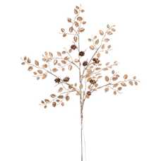 RAMA 16 LUCES PLÁSTICO ORO USO INTERIOR 75 CM