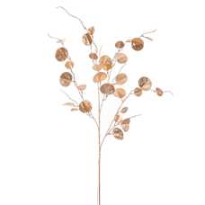 RAMA HOJAS 16 MICROLEDS PLÁSTICO ORO 100 CM RAMA HOJAS 16 MICROLEDS PLÁSTICO ORO 100 CM