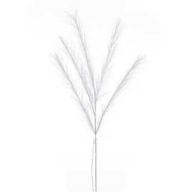 RAMA PLUMAS 16 LUCES PLATA USO INTERIOR 75 CM