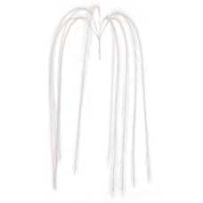 CASCADA PLUMAS 50 LUCES BLANCO 100 CM