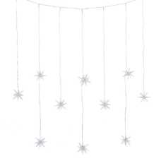 CORTINA ESTRELLAS 10 LEDS CÁLIDO 100 X 90 CM CORTINA ESTRELLAS 10 LEDS CÁLIDO 100 X 90 CM