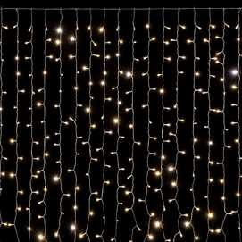 CORTINA 204 LEDS CÁLIDO 120 X 175 CM
