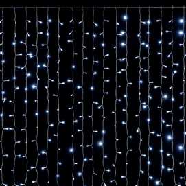 CORTINA 220 LEDS BLANCO 200 X 100 CM