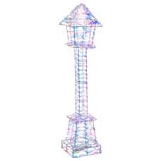 FAROLA LUZ CÁLIDA METAL-PVC 13 X 13 X 58 CM FAROLA LUZ CÁLIDA METAL-PVC 13 X 13 X 58 CM