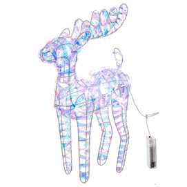 RENO LUZ CÁLIDA METAL-PVC 25 X 10 X 41 CM