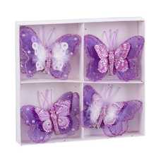 S/8 MARIPOSA PLUMA 8 CM