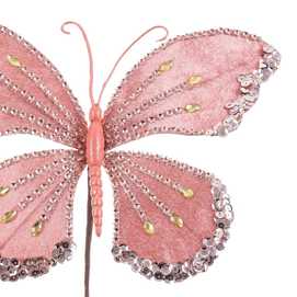 MARIPOSA POLIESTER ORO 22 X 17 X 15 CM