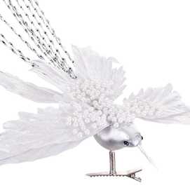 COLIBRÍ PINZA PLÁSTICO PLATA 20 X 40 CM