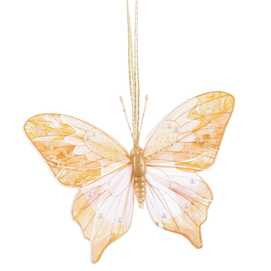 COLGANTE MARIPOSA PLUMAS 3/C 12 X 18 CM