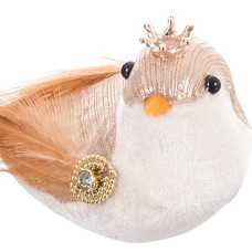 PÁJARO CON CLIP POLIÉSTER-FOAM CHAMPÁN 18 X 5 X 6 CM PÁJARO CON CLIP POLIÉSTER-FOAM CHAMPÁN 18 X 5 X 6 CM